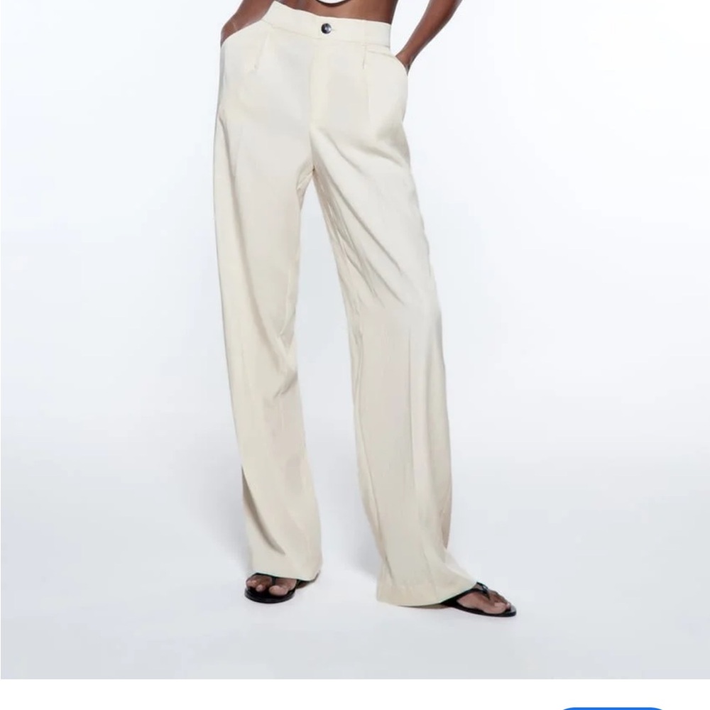 Zara Cream Trousers